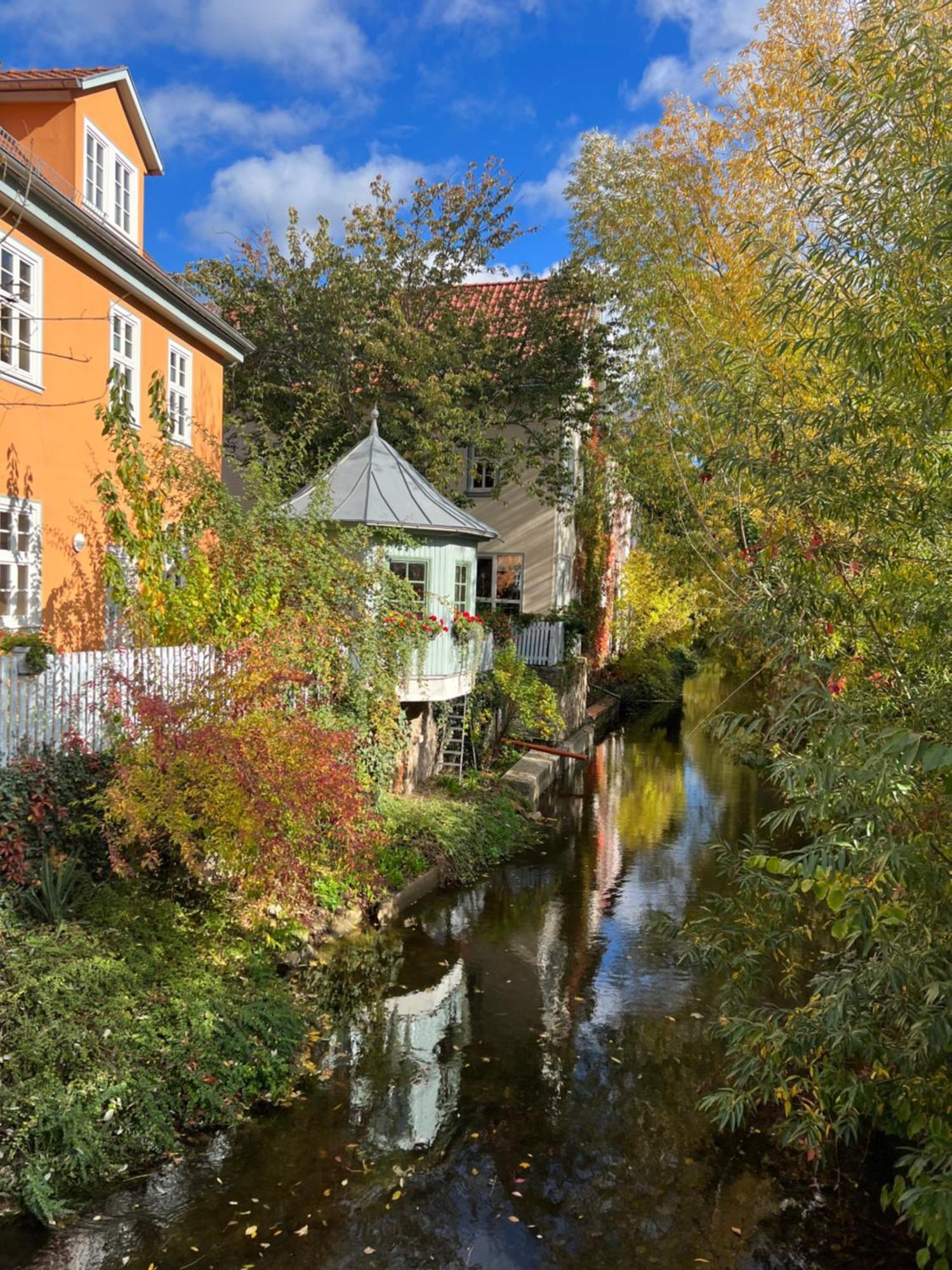 Ferienwohnung Schildblick Modernes Apartment Direkt In Der Altstadt Von Erfurt Nahe Der Kraemerbruecke - Beste Innenstadtlage Εξωτερικό φωτογραφία